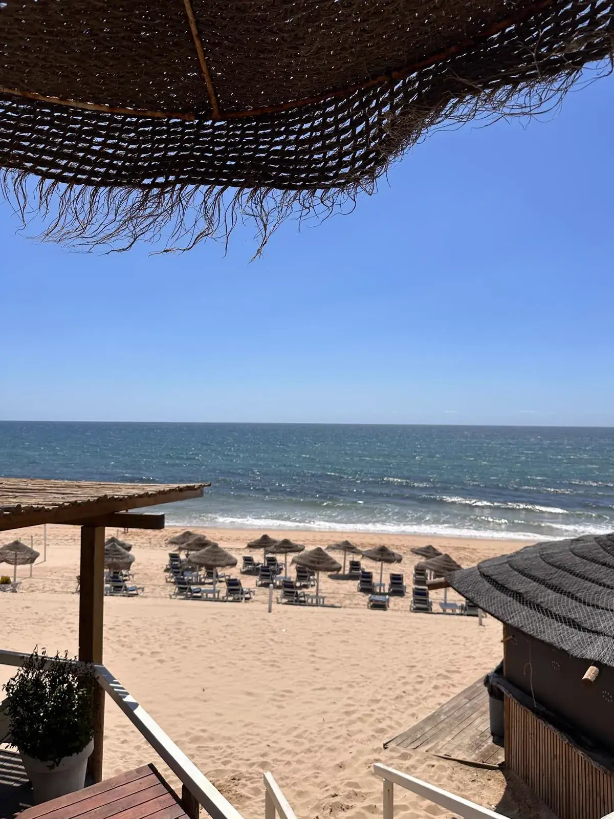 Beach and Atlantic Ocean in Costa da Caparica